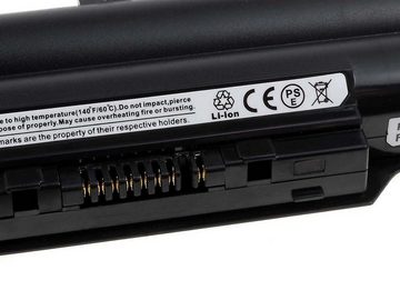 Powery Akku für Fujitsu-Siemens LifeBook S760 Laptop-Akku 4400 mAh (10.8 V)