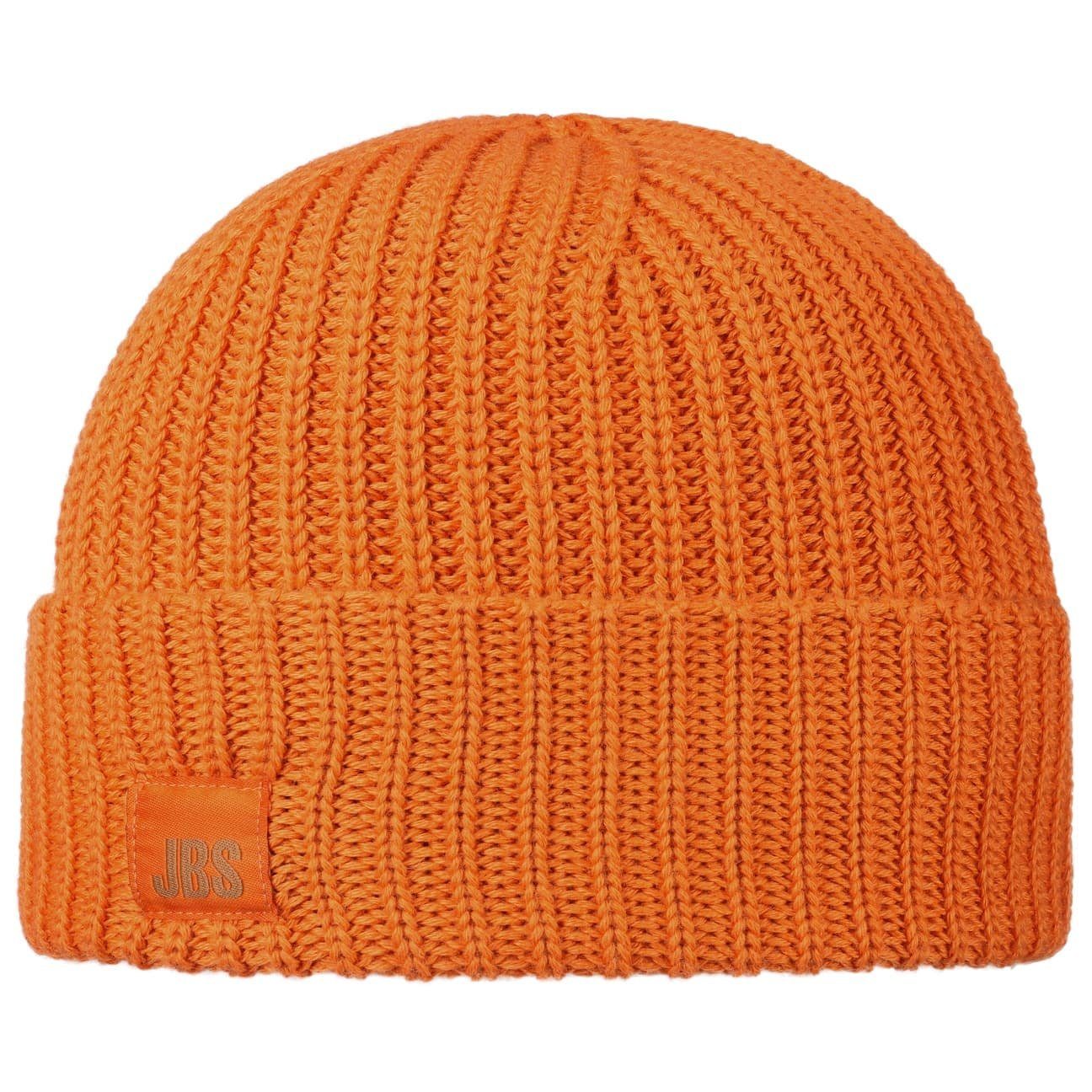 Stetson Beanie (1-St) Beanie mit Umschlag, Made in Italy orange