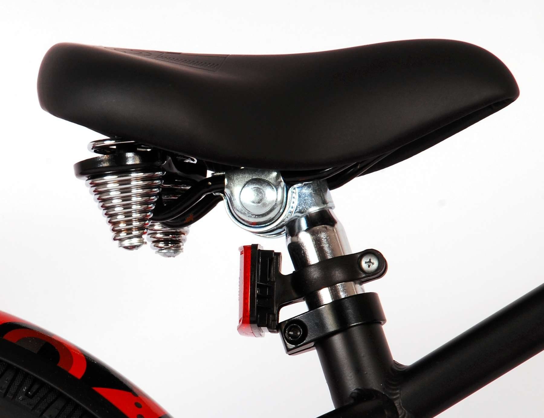 TPFSports Kinderfahrrad Volare Miracle 16 Zoll Rücktritt und Handbremse, 1 Gang, (Kinder Jugend Fahrrad - Jungsfahrrad - Rutschfeste Sicherheitsgriffe), Kinder Fahrrad 16 Zoll - Jugend Fahrrad mit Ständer - Schwarz matt
