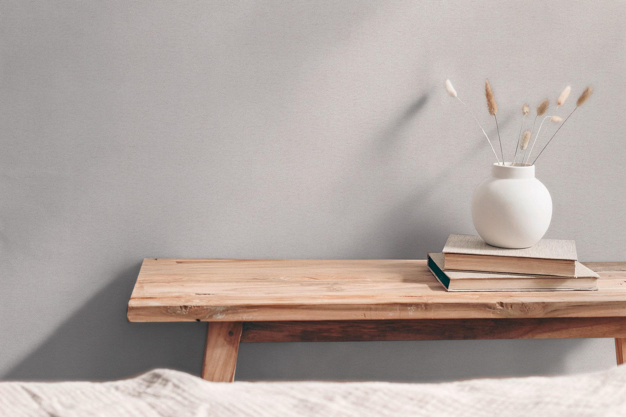 A.S. Création Vliestapete mit textiler Optik verschiedene Farben, strukturiert, matt, (1 St), Fein strukturierte Vliestapete in textiler Anmutung