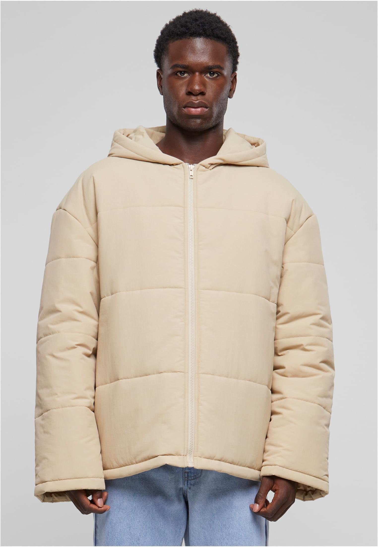 Outdoorjacke Hooded Block Puffer Jacket Männer Pufferjacke