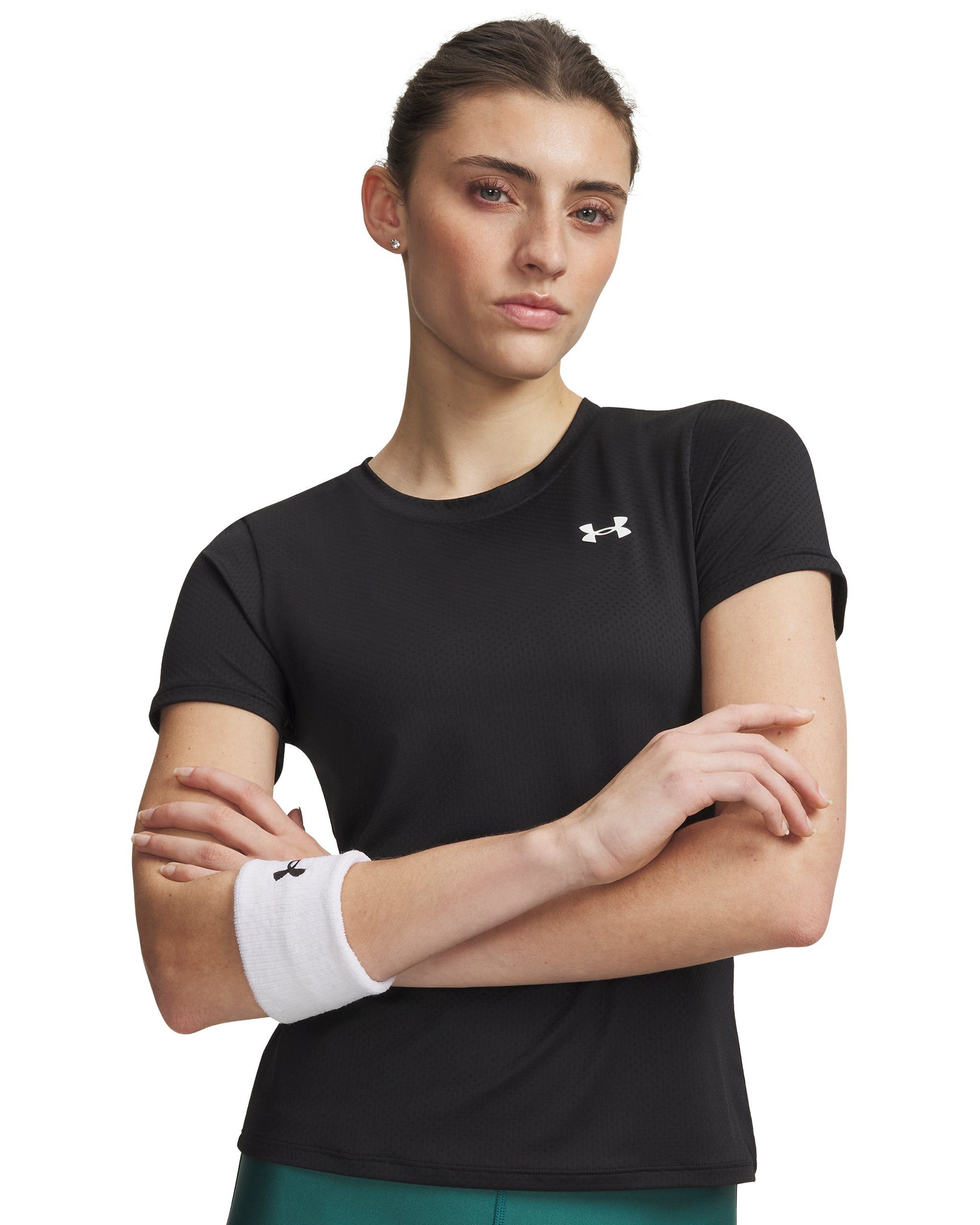 Under Armour® T-Shirt aus Netzstoff, atmungsaktiv, schnell trocknend, mit 4-Wege-Stretch