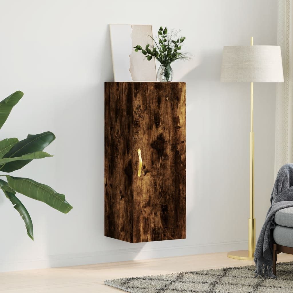 vidaXL Hängeschrank Wandschrank Räuchereiche 34,5x34x90 cm günstig online kaufen