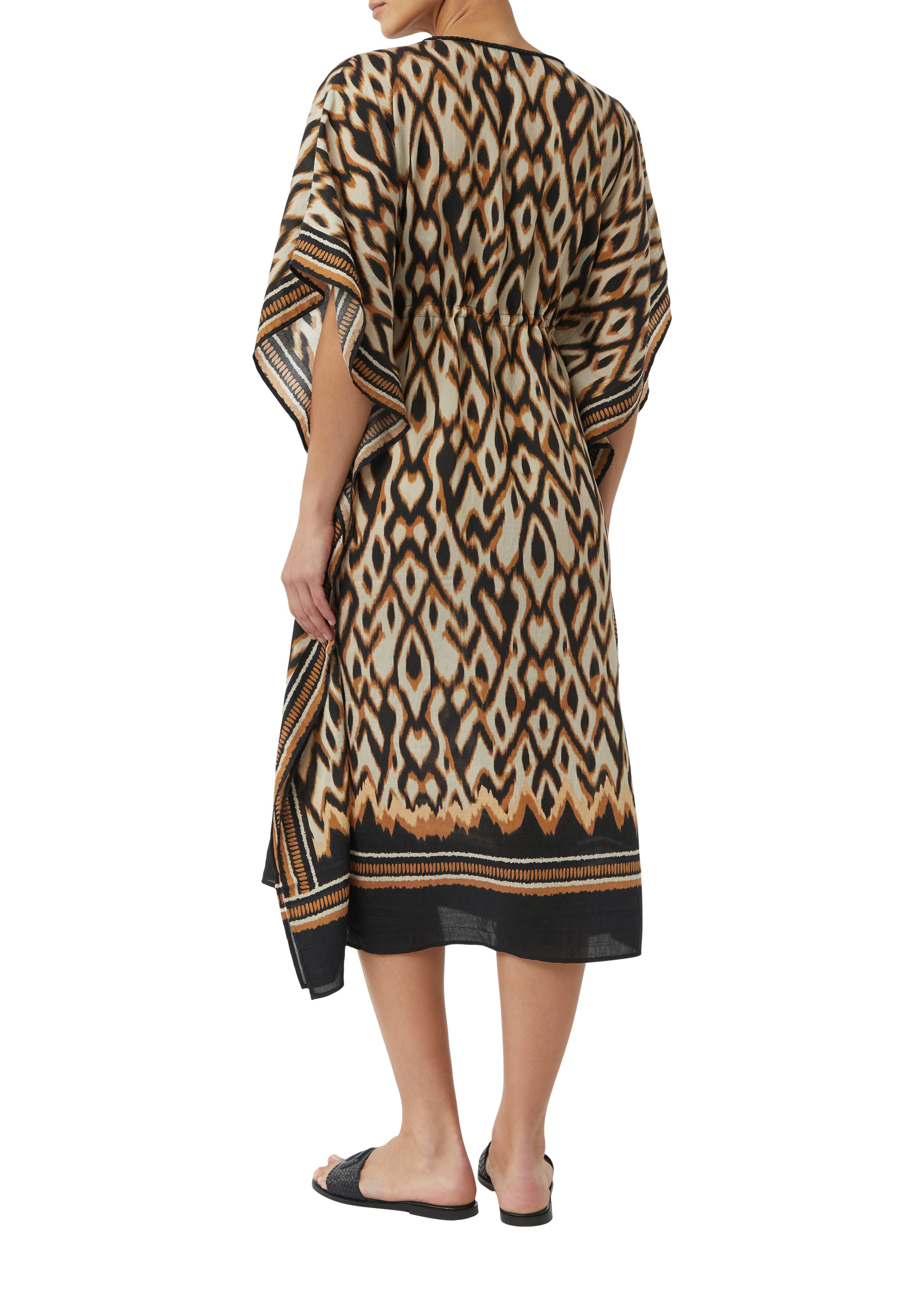 comma Blusenponcho mit All-Over Print