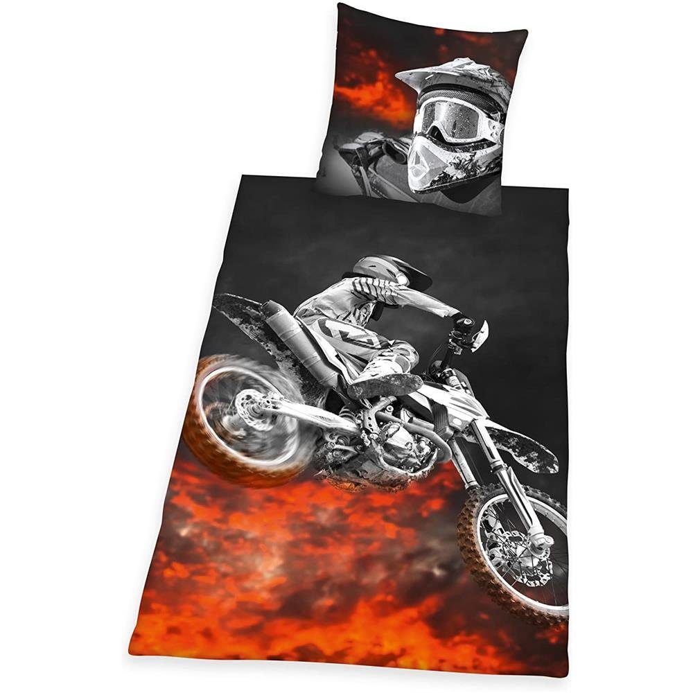 Herding Young Collection Bettwäsche Motocross, 135x200 günstig online kaufen