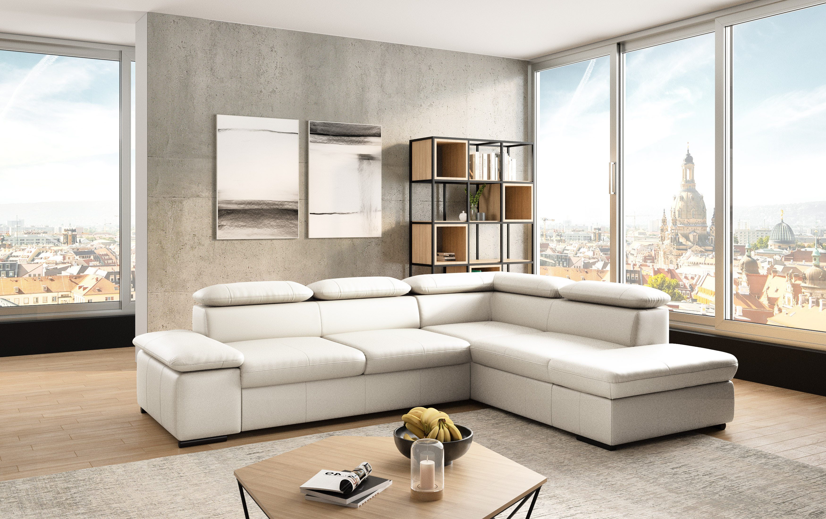 sit&more Ecksofa Alcudia L-Form, mit Armteilverstellung, günstig online kaufen