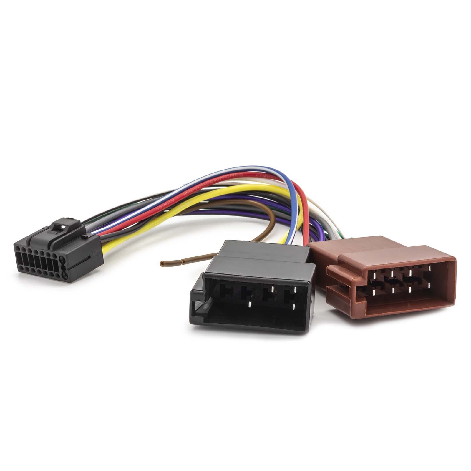 Adapter Universe KFZ Auto Radio Adapter DIN ISO Stecker 16 Pin passend für JV KFZ-Adapter – Bild 2 von 3