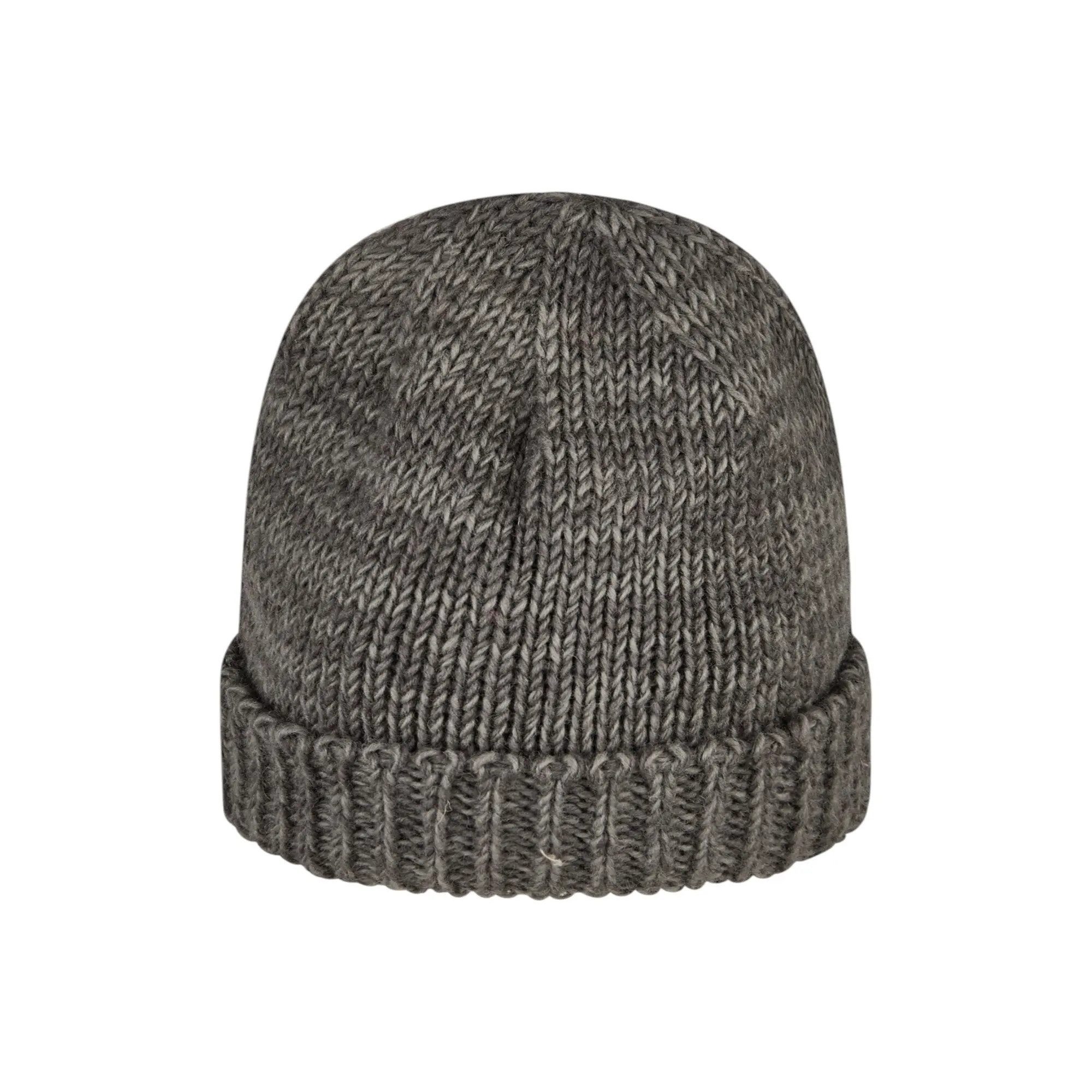 THC Natural Line Strickmütze THC Schafwoll Rollcap 725 grau (1 Stück, 1-St., 1 Stück) Innenfutter: Fleece