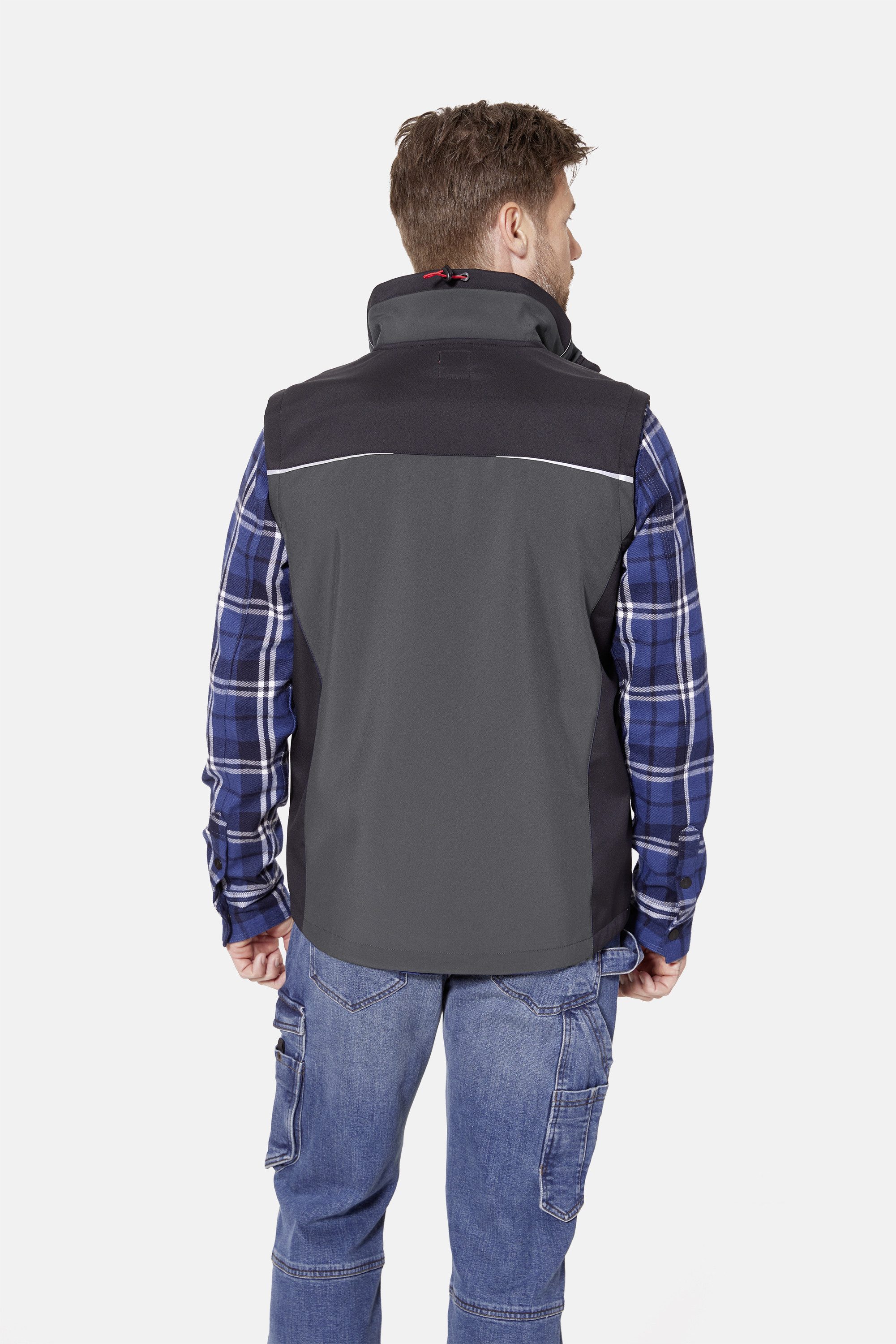 HERO by John Medoox Arbeitsweste Workwear Arbeits-Cargoweste Softshell Arbe günstig online kaufen