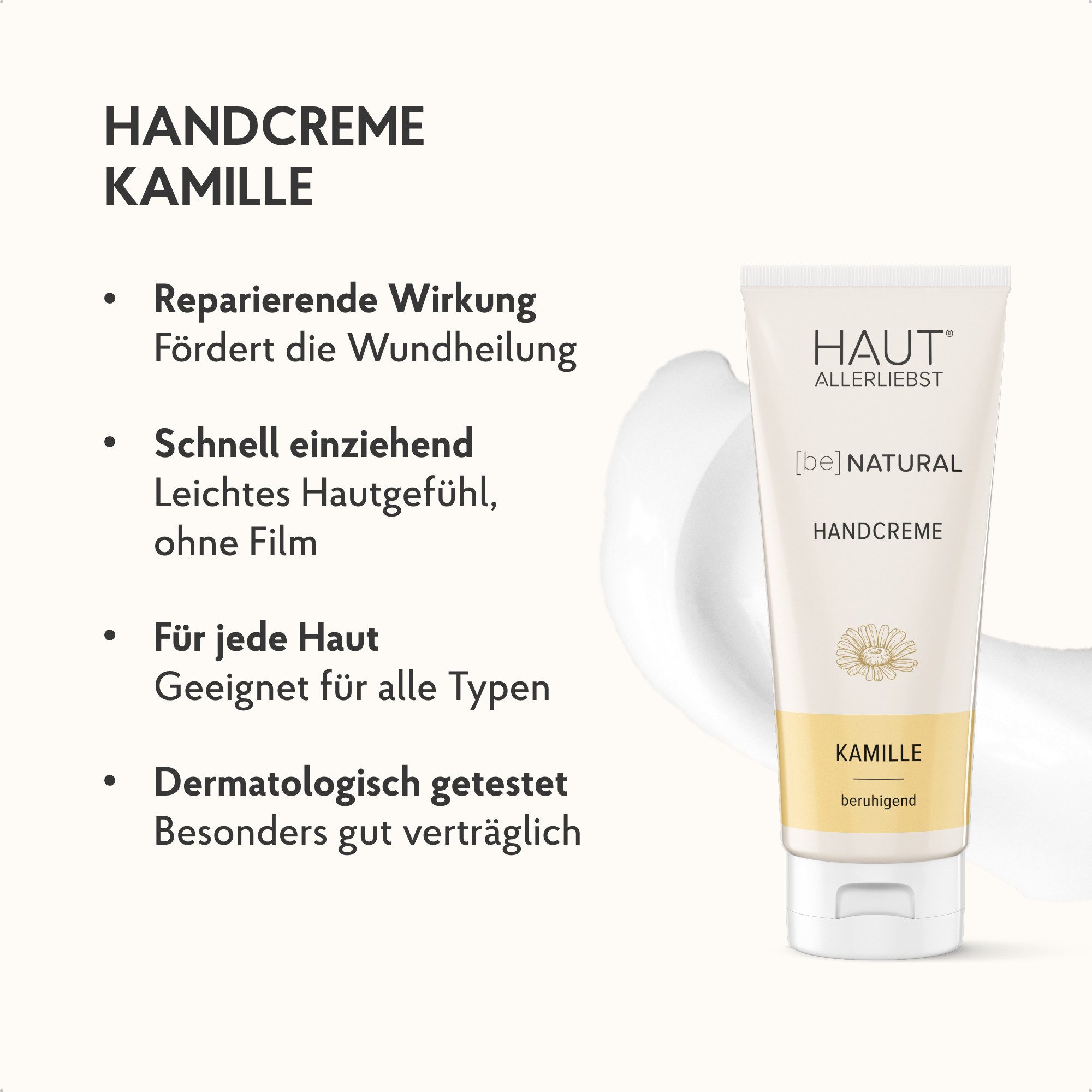 HAUTALLERLIEBST Handcreme Handcreme Kamille 200 ml