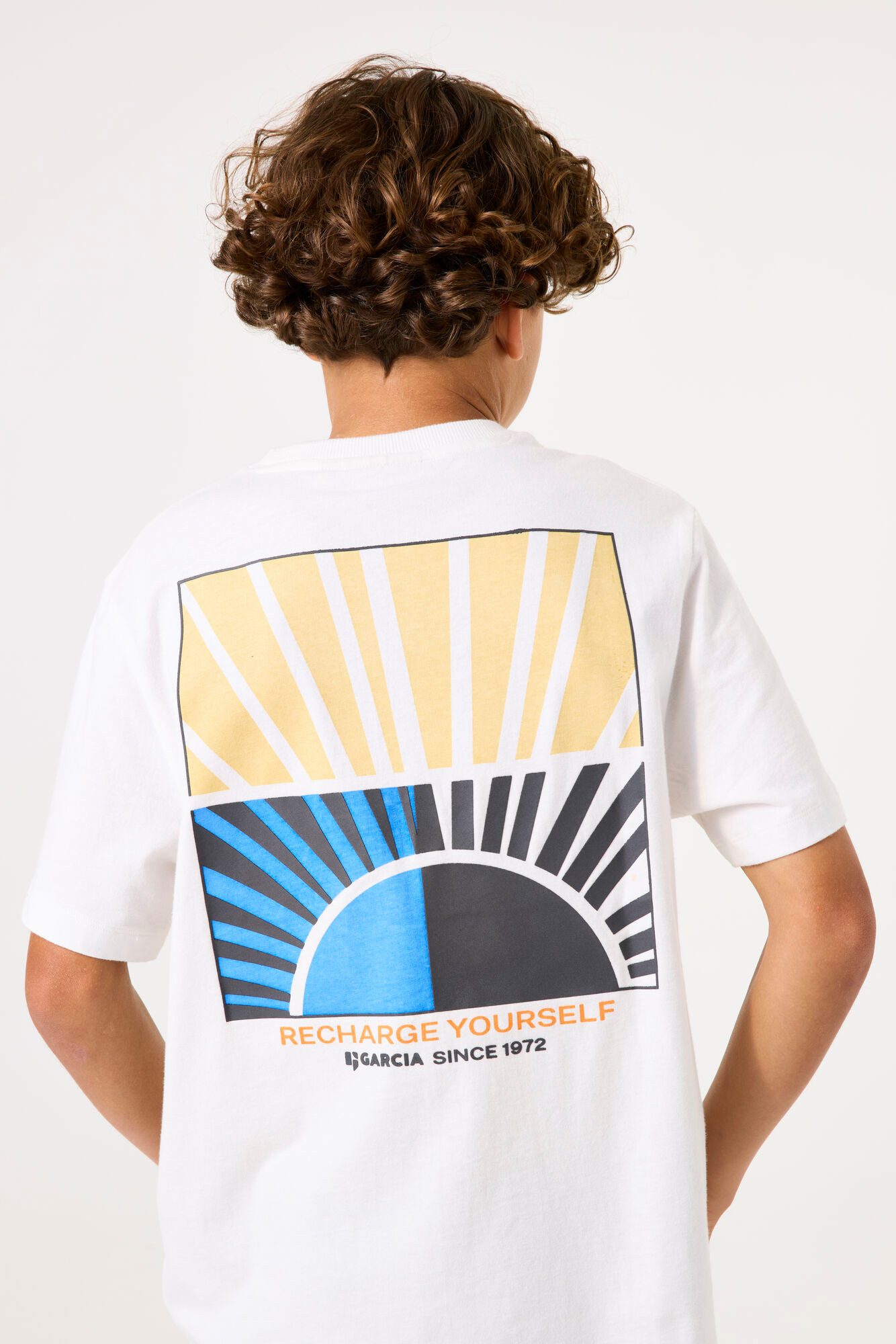 Garcia T-Shirt mit Front- und Backprint günstig online kaufen