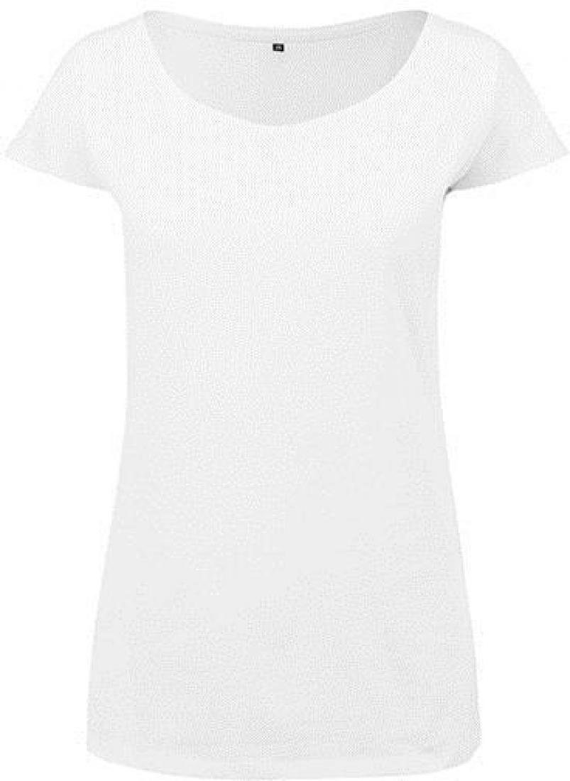 Build Your Brand Rundhalsshirt Damen Wideneck günstig online kaufen