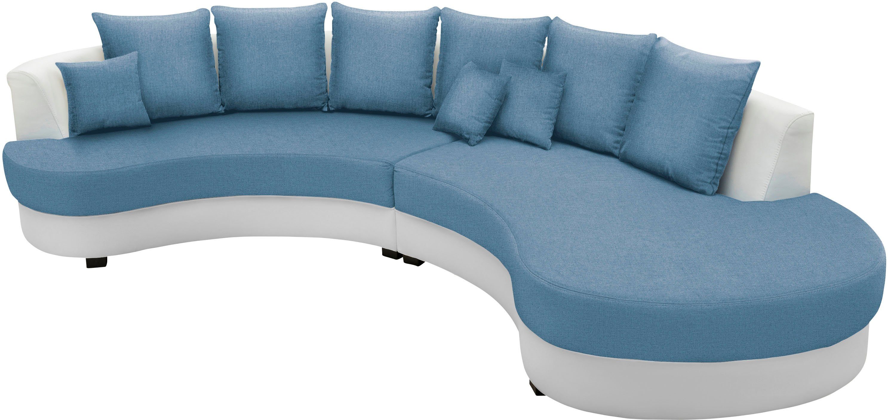 INOSIGN Ecksofa Limoncello, ergonomische Form