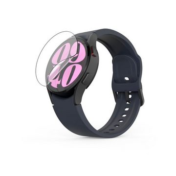 Hama Schutzglas für Samsung Galaxy Watch 6, 44 mm Durchmesser, Uhr für Samsung Galaxy Watch 6 44mm, Displayschutzglas, 1 Stück, Smartwatch, unzerbrechlich, robust, langlebig