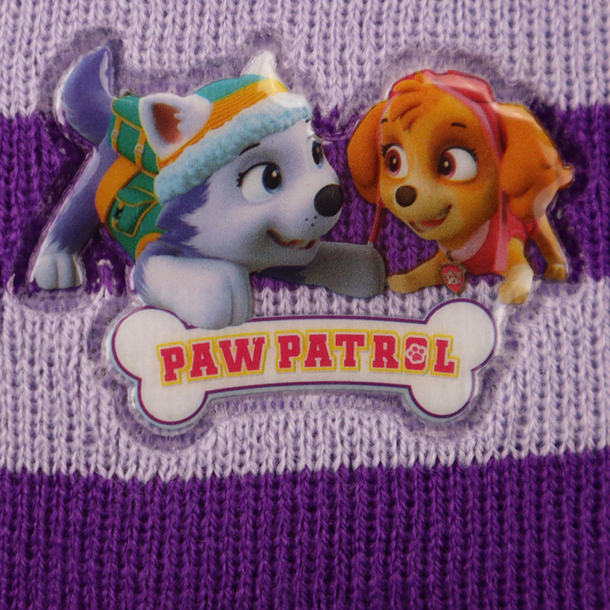 PAW PATROL Modeschal Paw Patrol Mädchen Winter Set Mütze plus Schal, Gr. 48 bis 51