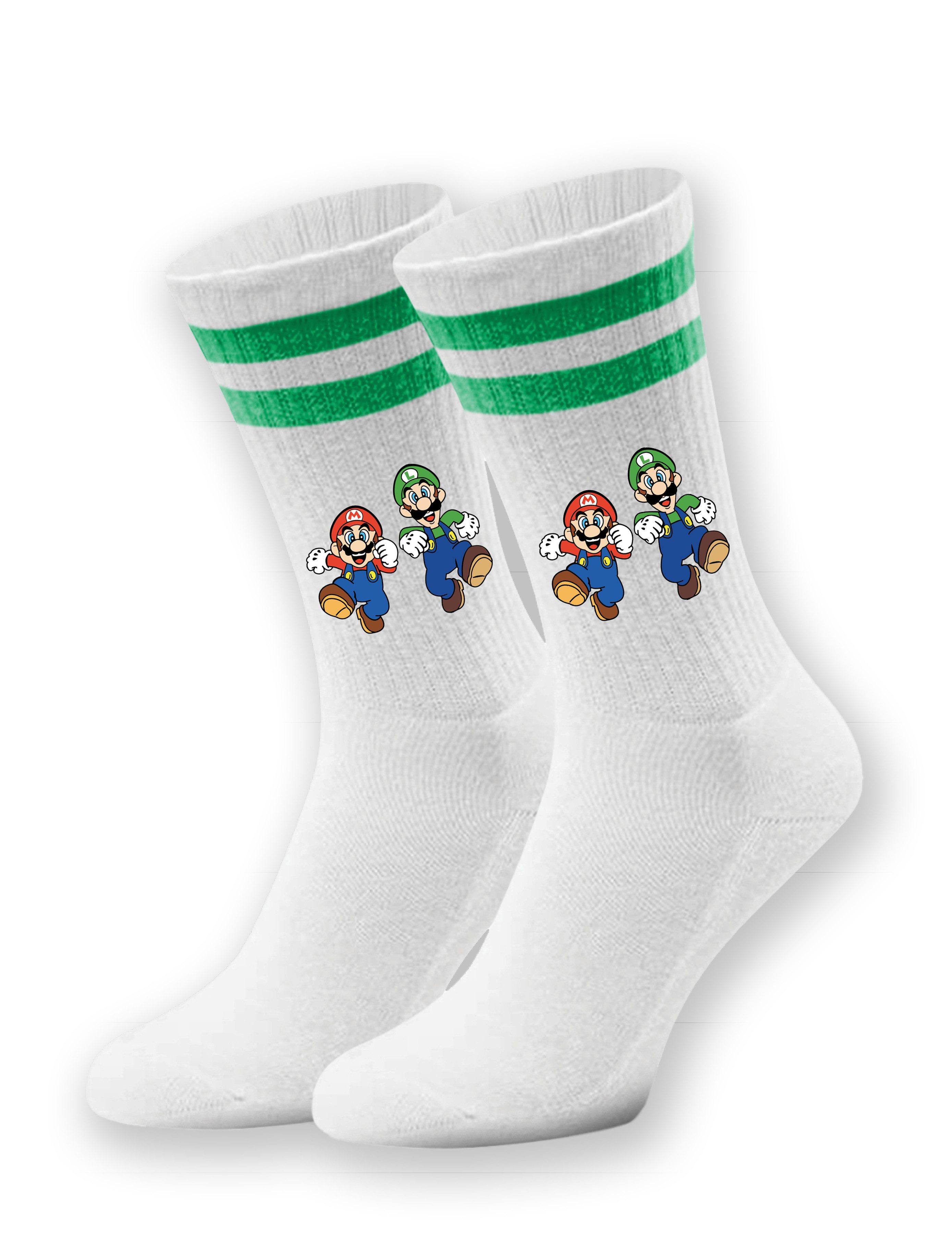 Tennissocken Mario Luigi Unisex Socken Geschenk für Herren Damen