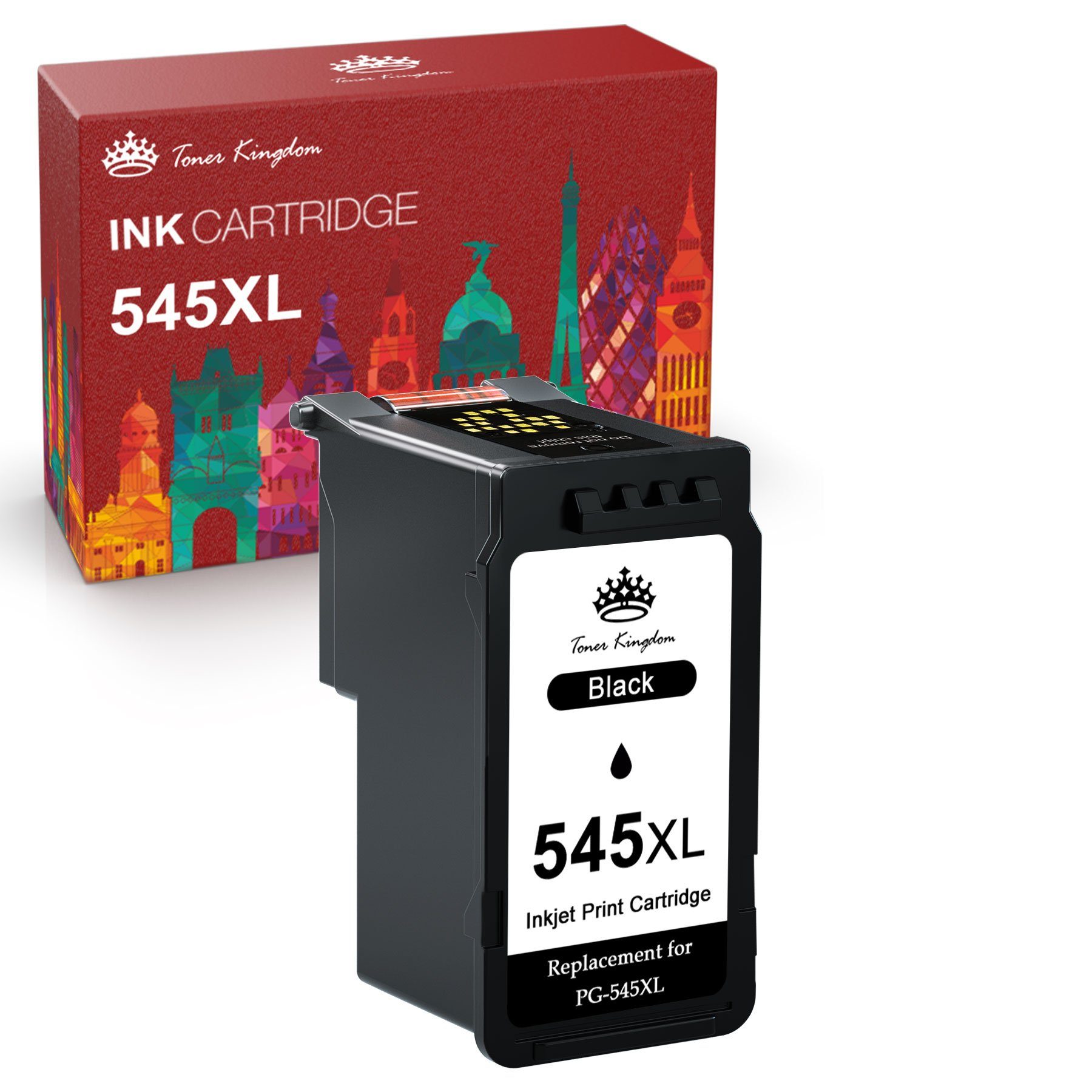 Toner Kingdom für CANON PG-545XL CL-546XL 545 546 canon druckerpatrone Tintenpatrone (PIXMA MG2450 MG2550 MG2550S MG2950 MG3050, TS205 TS305 iP2850 MX495 TS3150)