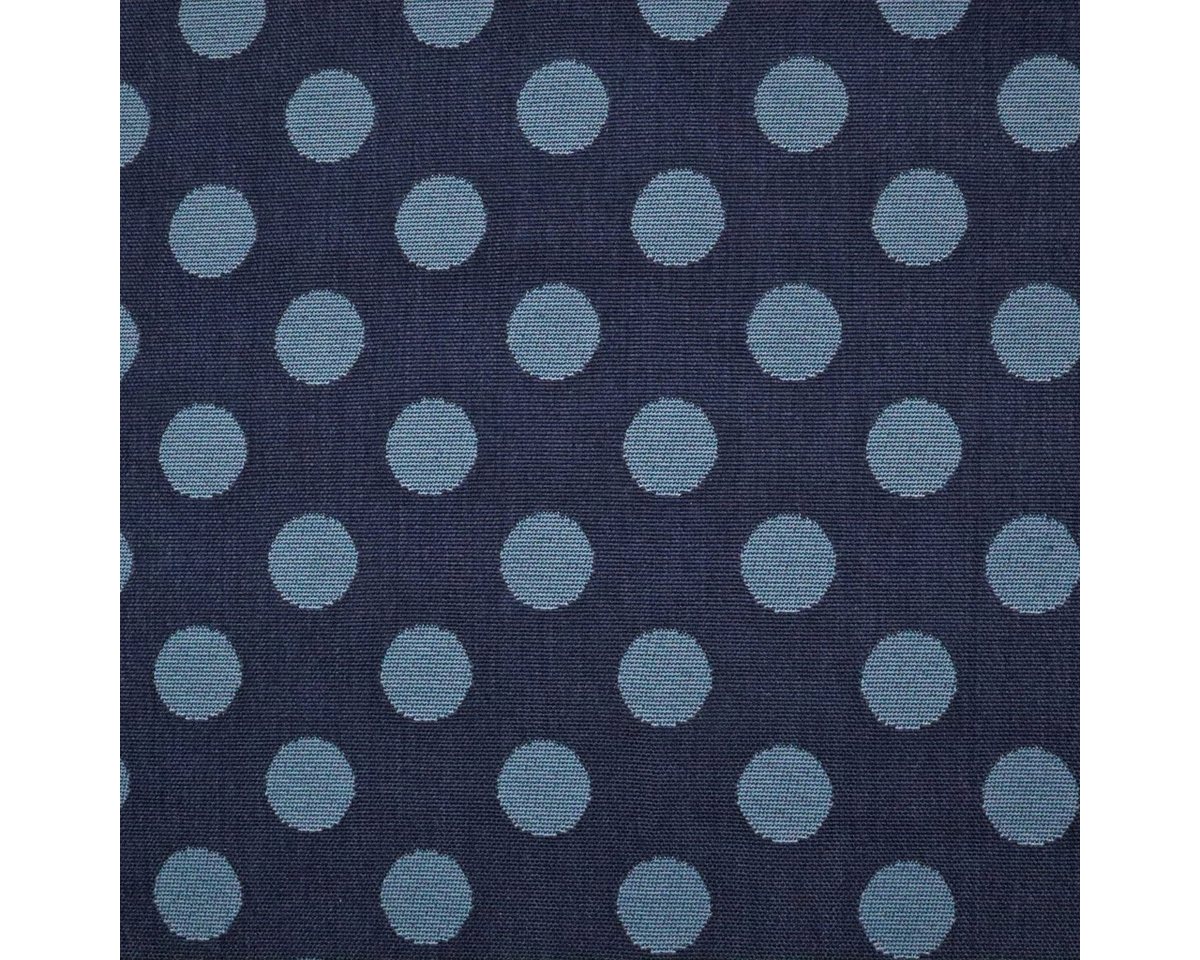 Thumbnail - Stofferia Stoff Outdoorstoff Punkte Riviera Points Blau, Breite 140 cm, Meterware