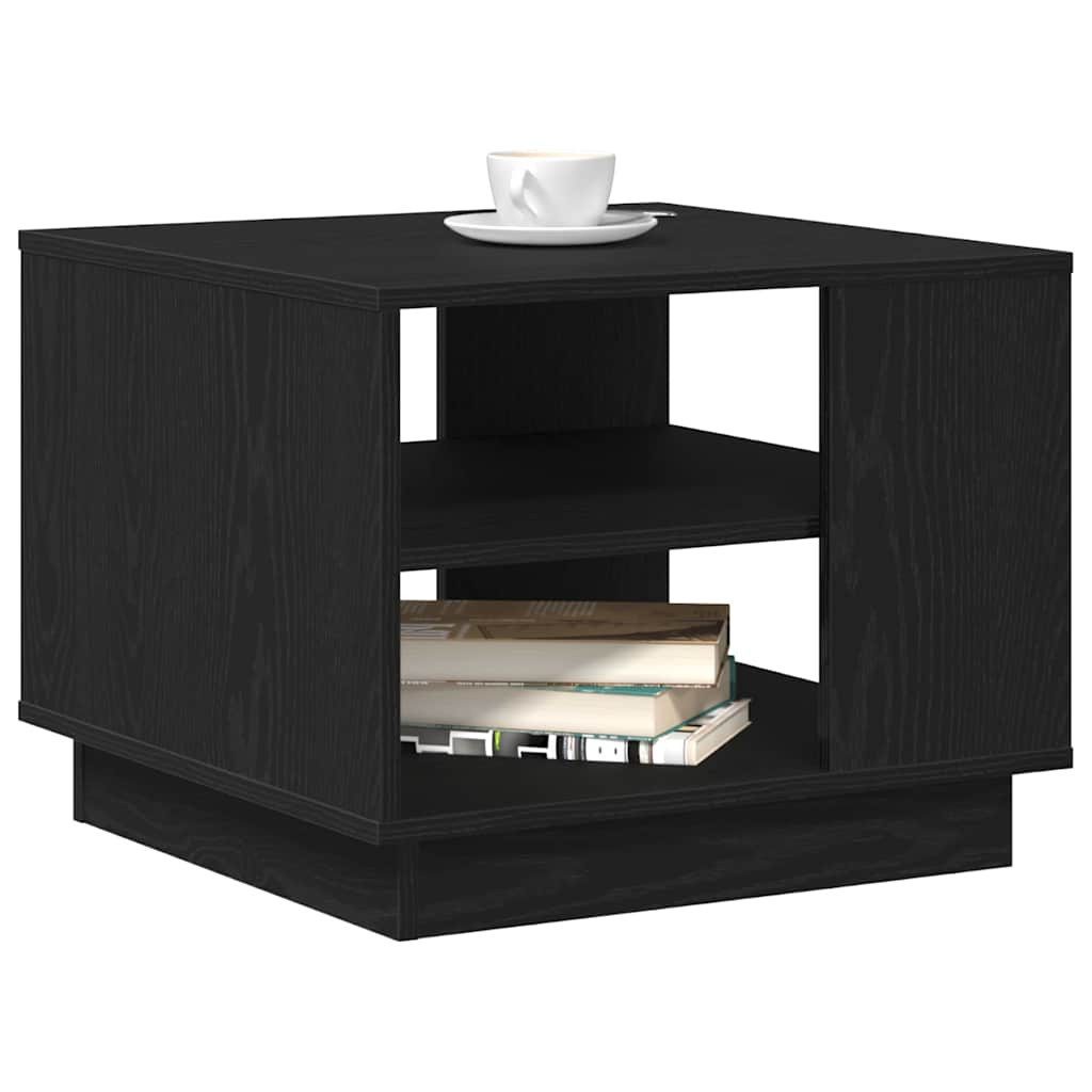 vidaXL Couchtisch Couchtisch Schwarz Eichen-Optik 55 x 55 x 42 cm Holzwerks günstig online kaufen