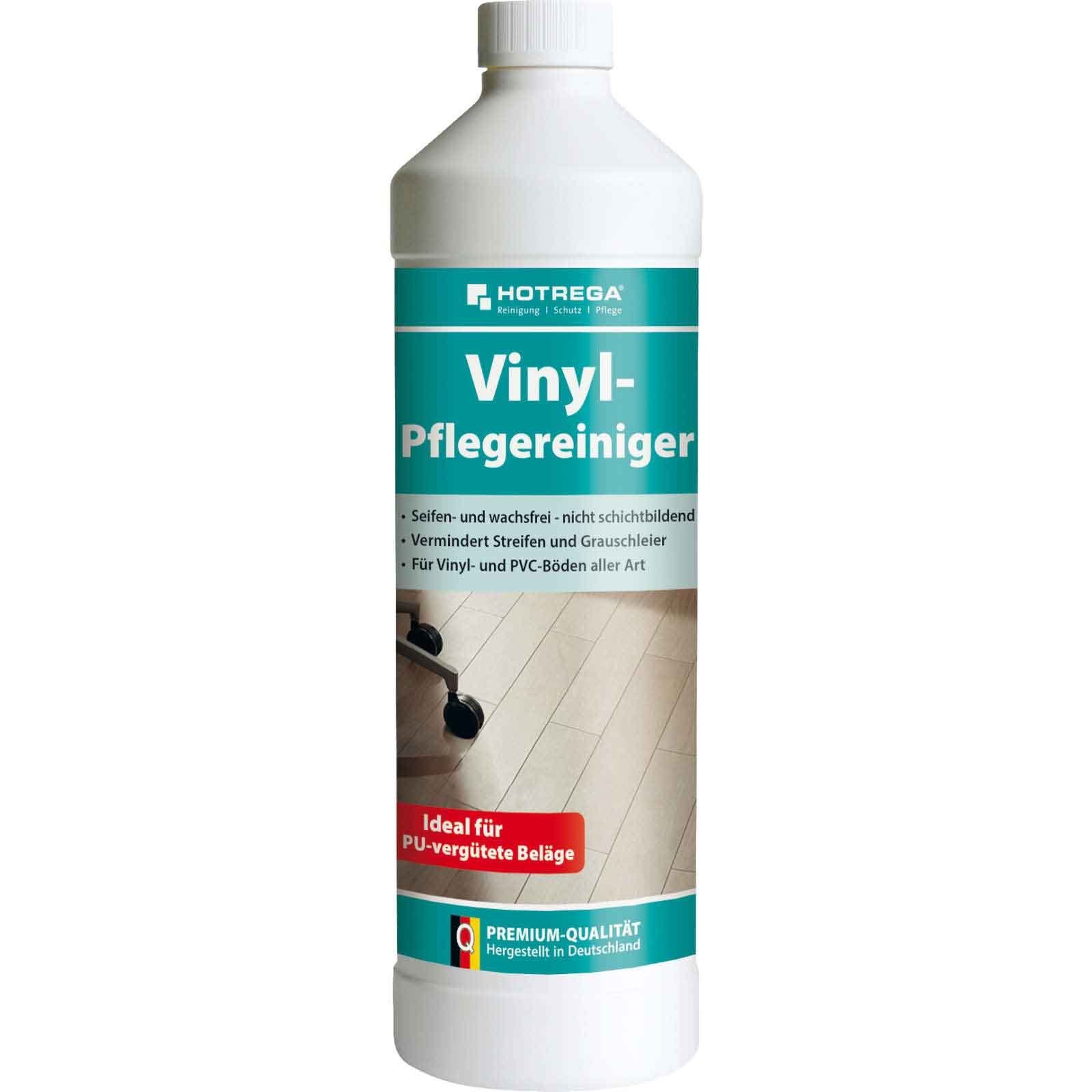 HOTREGA® PU Reiniger Vinyl Pflegereiniger 1L PUR Reiniger PVC Gummi Kautschuk Vinyl- und Designbodenreiniger
