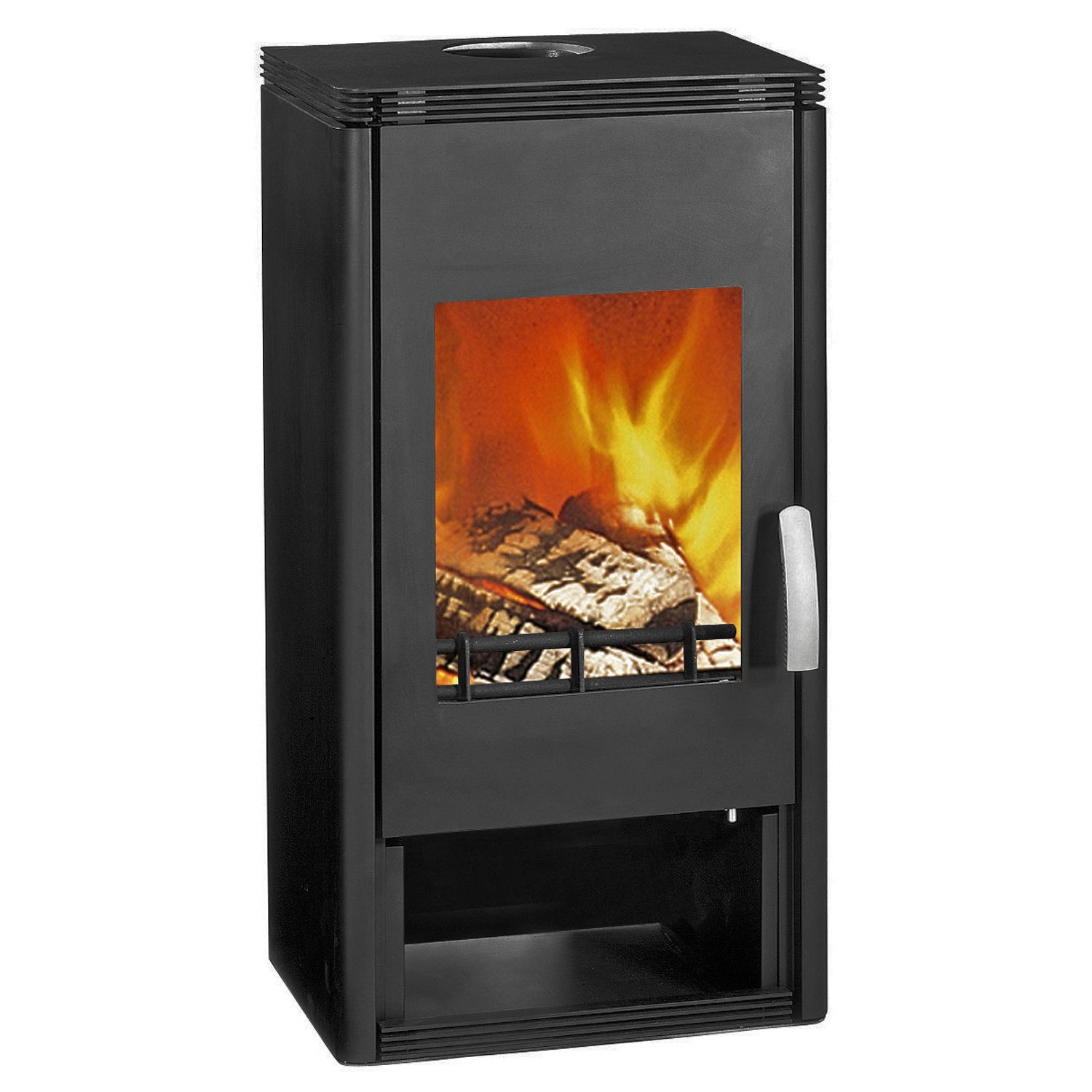 Wamsler Kaminofen Wamsler Orpheus Kaminofen Stahl Schwarz, 8 kW