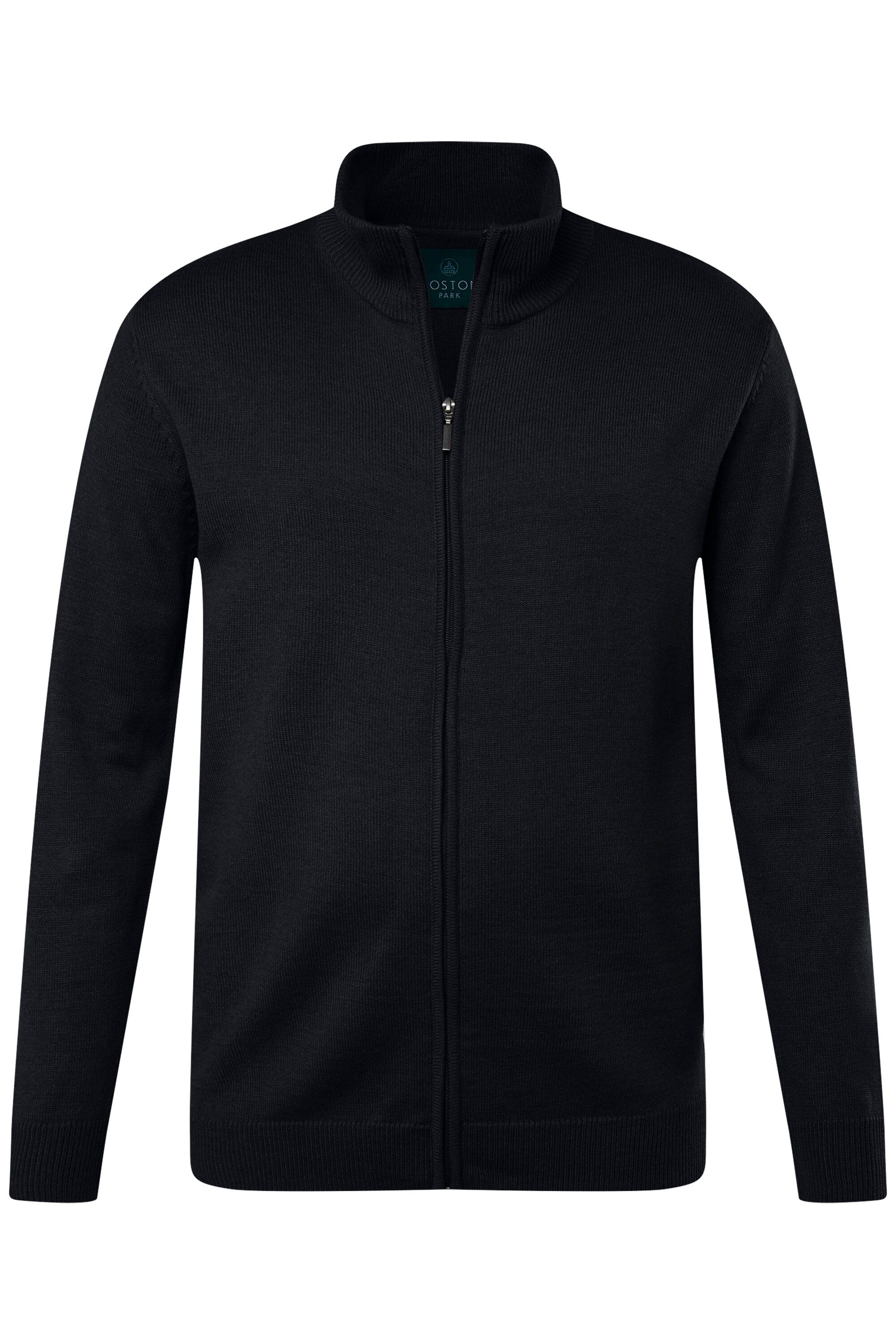 Boston Park Poloshirt Strickjacke Langarm Stehkragen günstig online kaufen