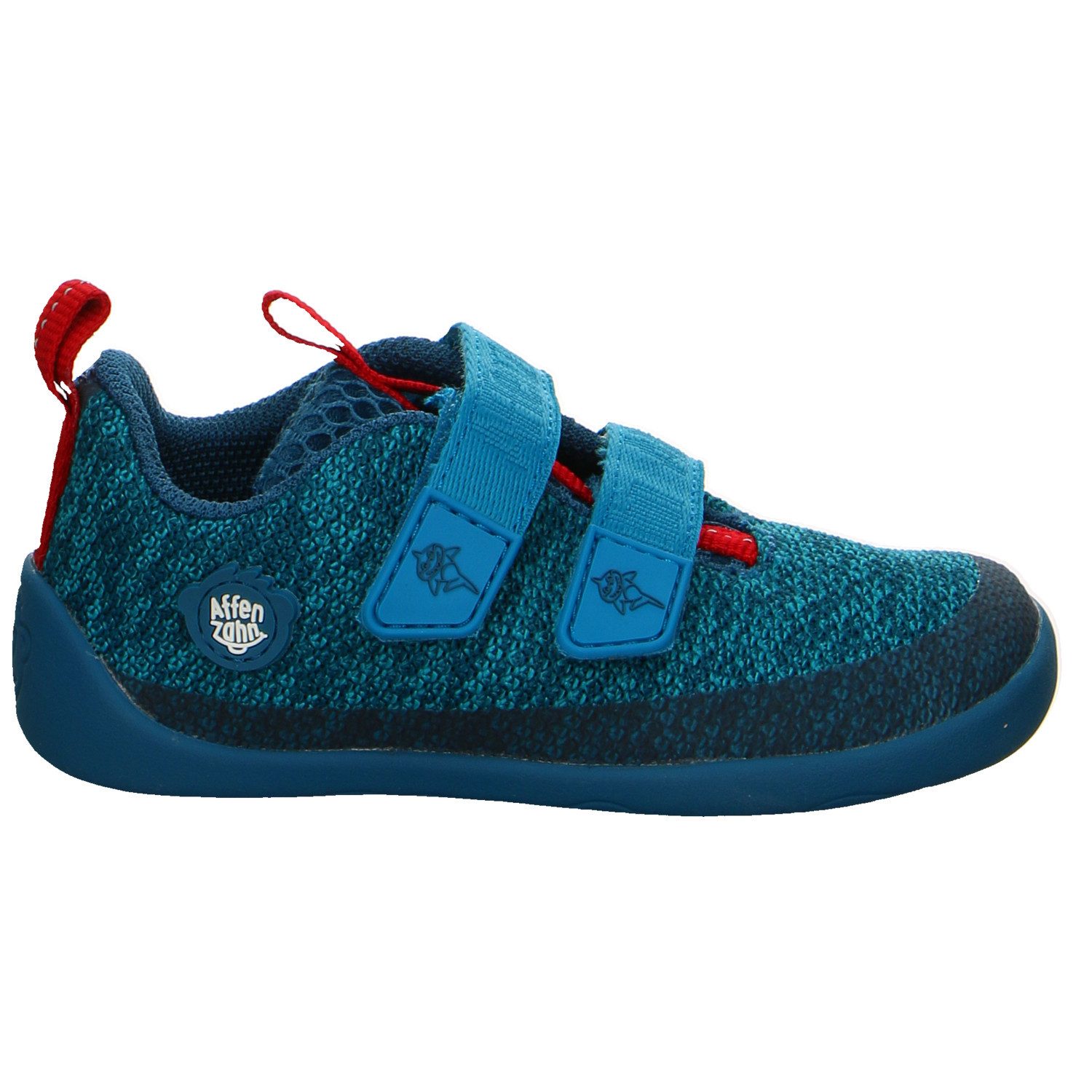Fond Of Happy Shark Synthetik Klettschuhe Junge blau Klettschuh
