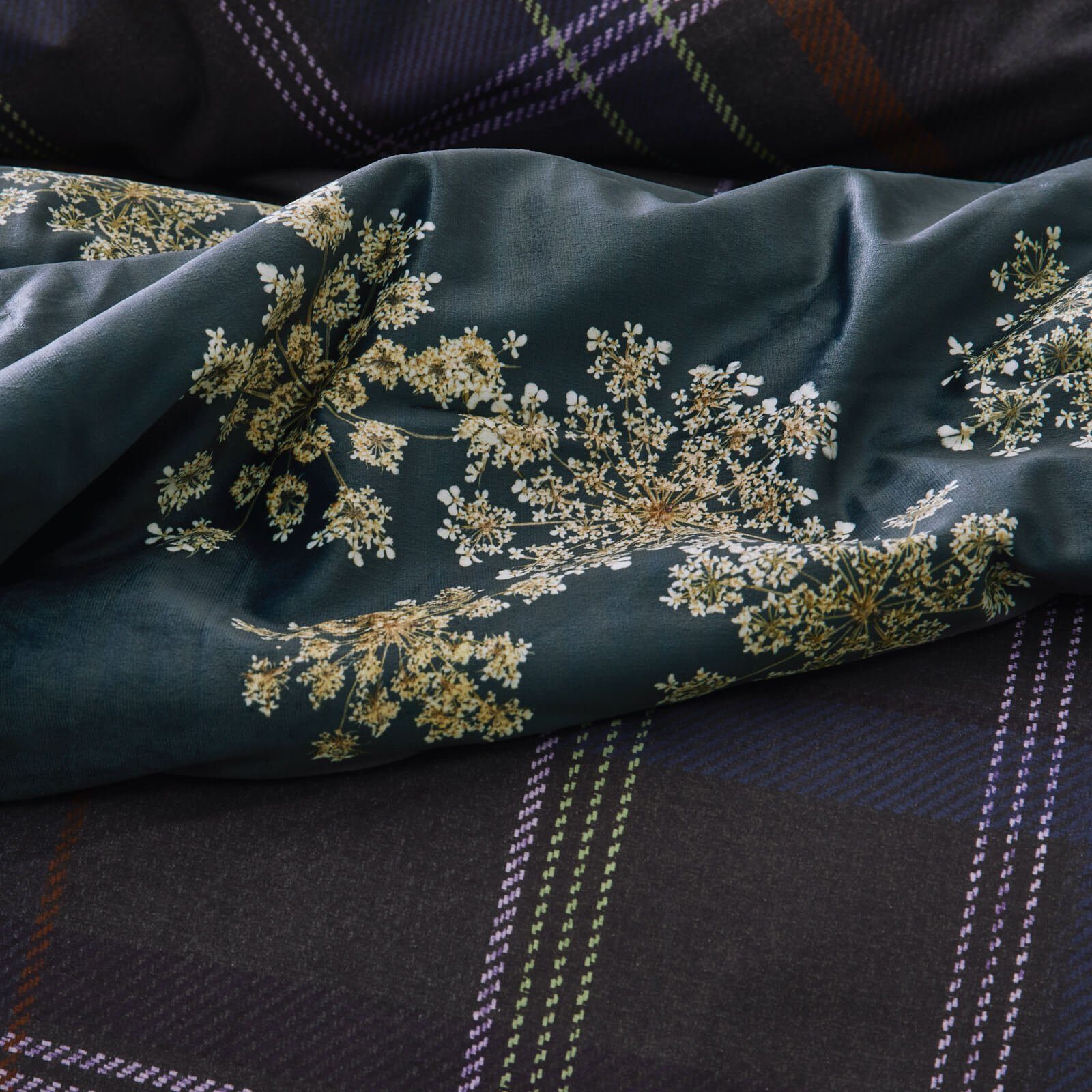 Wohndecke Tagesdecke Lauren Indigo Blue, Essenza, Wohndecke, Steppdecke, Überwurf, Quilt