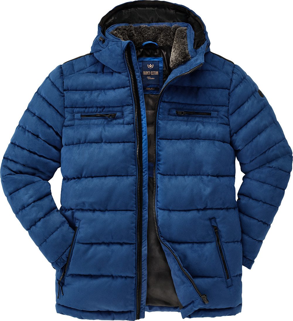 Franco Bettoni Steppjacke Kapuze mit verstellbarem Kordelzug