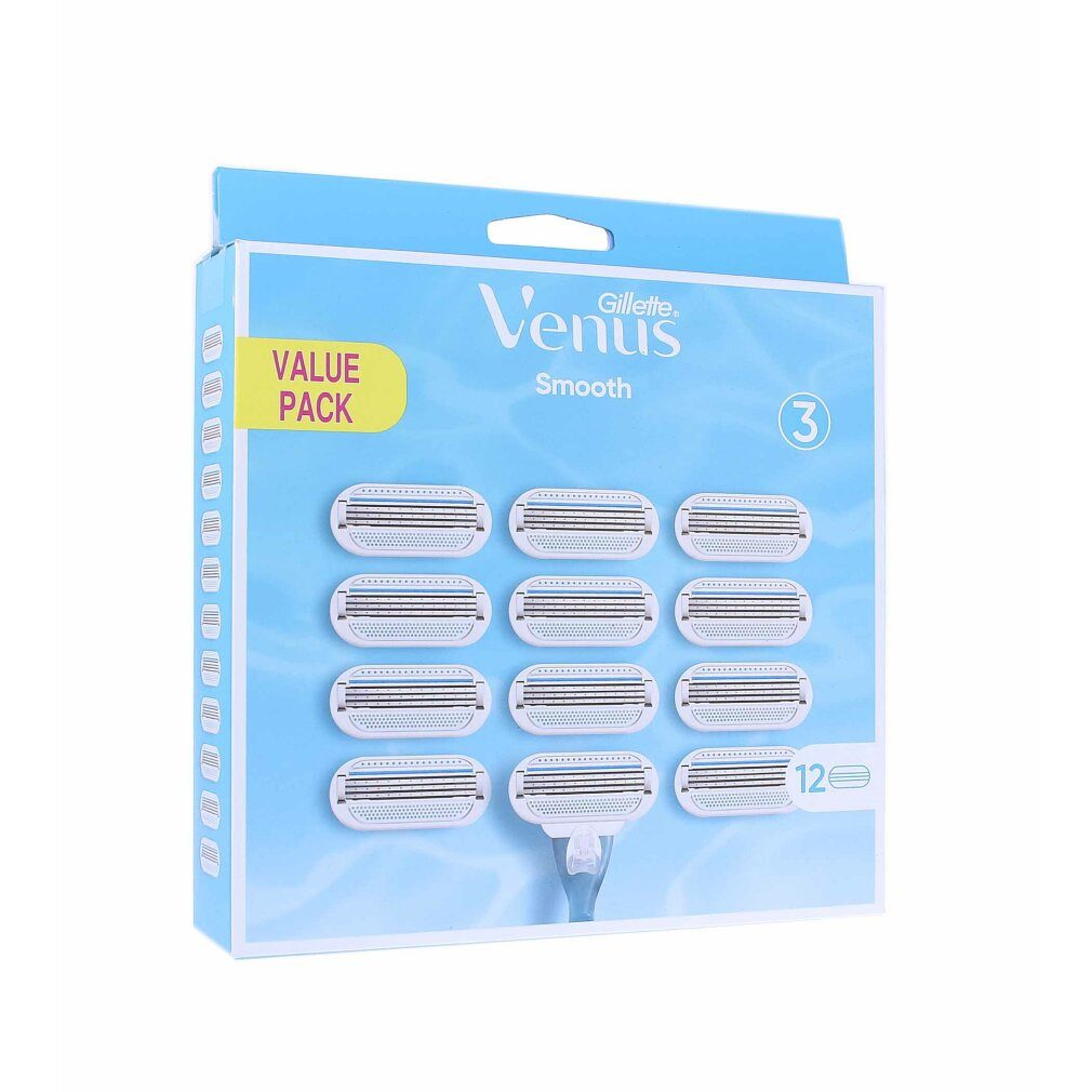 Gillette Rasierklingen Venus Rasierklingen, Smooth, 12 St
