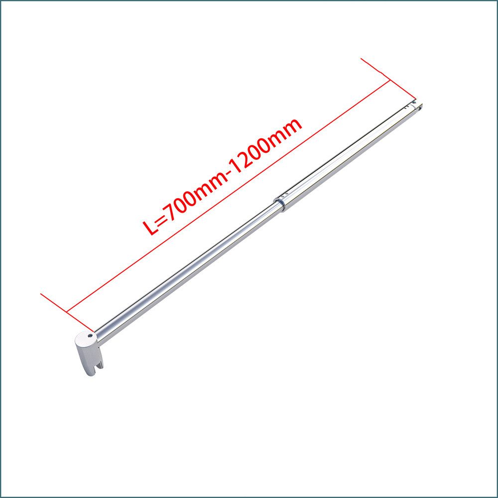 AICA Dusch-Einflügeltür 195cm Duschtür Nano ESG Glas Drehtür mit Seitenwand Duschkabine, 70x195 cm, (Set) NanoGlas