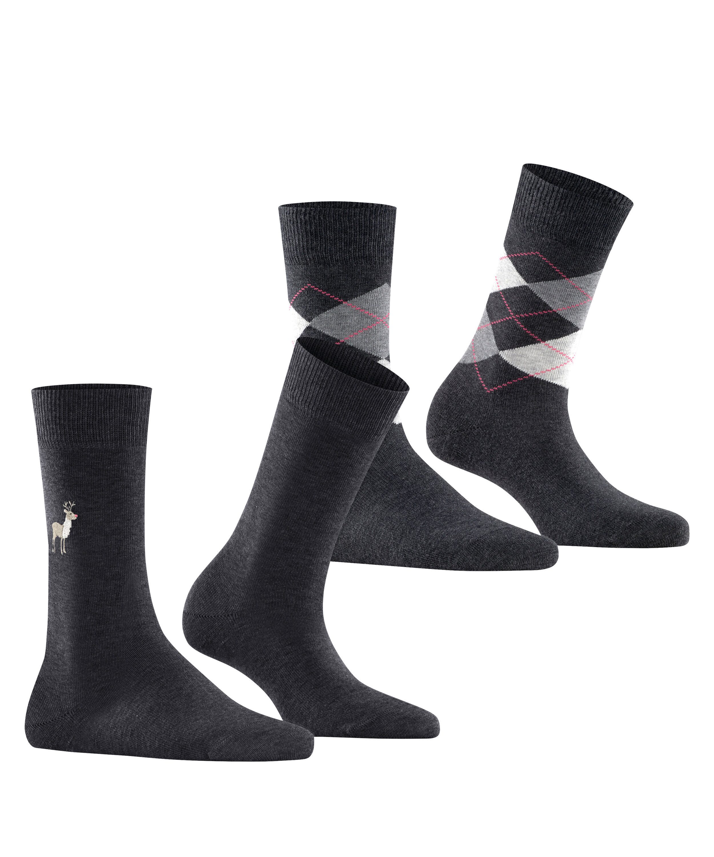 Burlington Socken Everyday X-Mas 2-Pack (2-Paar) mit Burlington-Clip