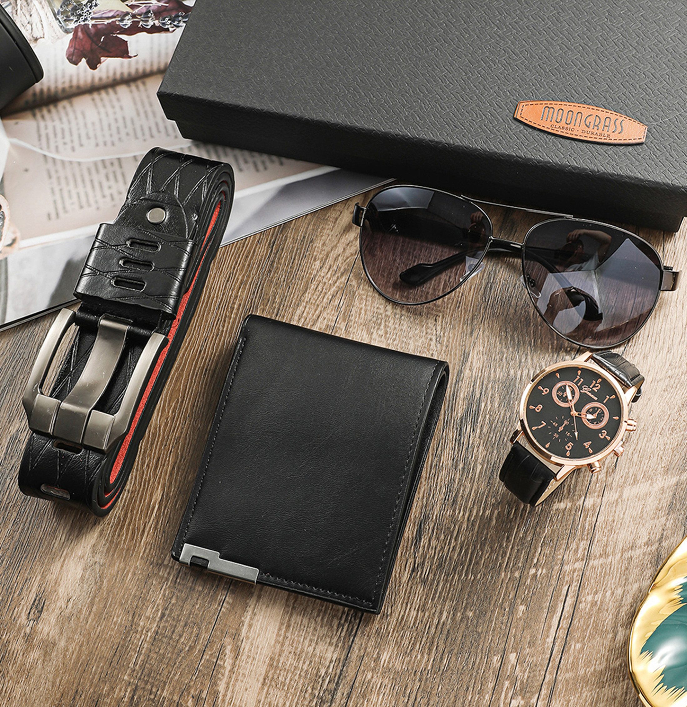 ibettertec Geldbörse 4PCS Geschenk für Männer günstig online kaufen