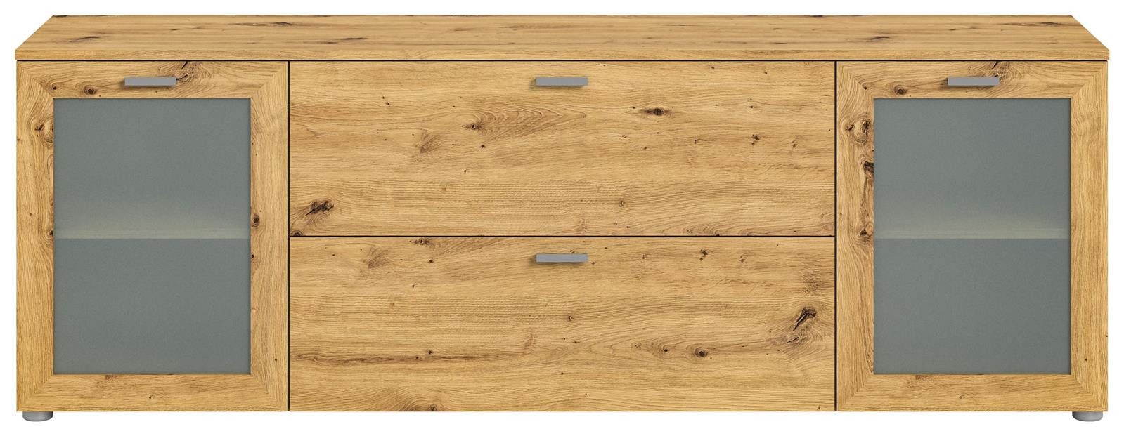 möbelvita Lowboard Nova Lowboard B/H/T 180x62x37 in Artisan Eiche