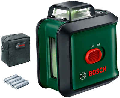 Bosch Home & Garden Kreuzlinienlaser »UniversalLevel 360«, (Packung), Ø Arbeitsbereich: 24m