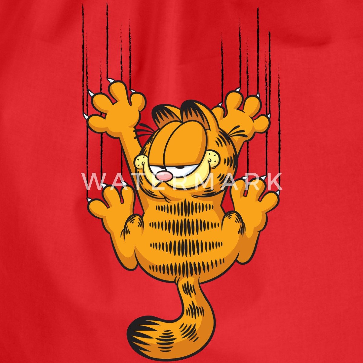 Spreadshirt Turnbeutel Garfield Kratzer Turnbeutel (1-tlg)