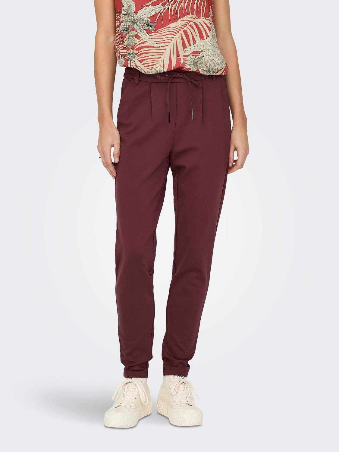 ONLY Jogger Pants ONLPOPTRASH LIFE EASY COL PANT PNT NOOS bequeme Form mit elastischem Bund und Kordelzug