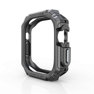 Wigento Smartwatch-Hülle Für Apple Watch Ultra 1 + 2 49mm Shockproof Hülle Cover Case PC / TPU