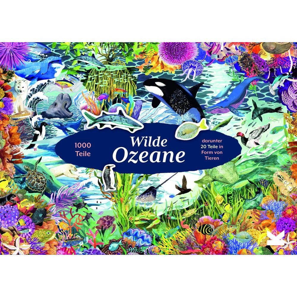 Laurence King Puzzle Wilde Ozeane, 1000 Puzzleteile