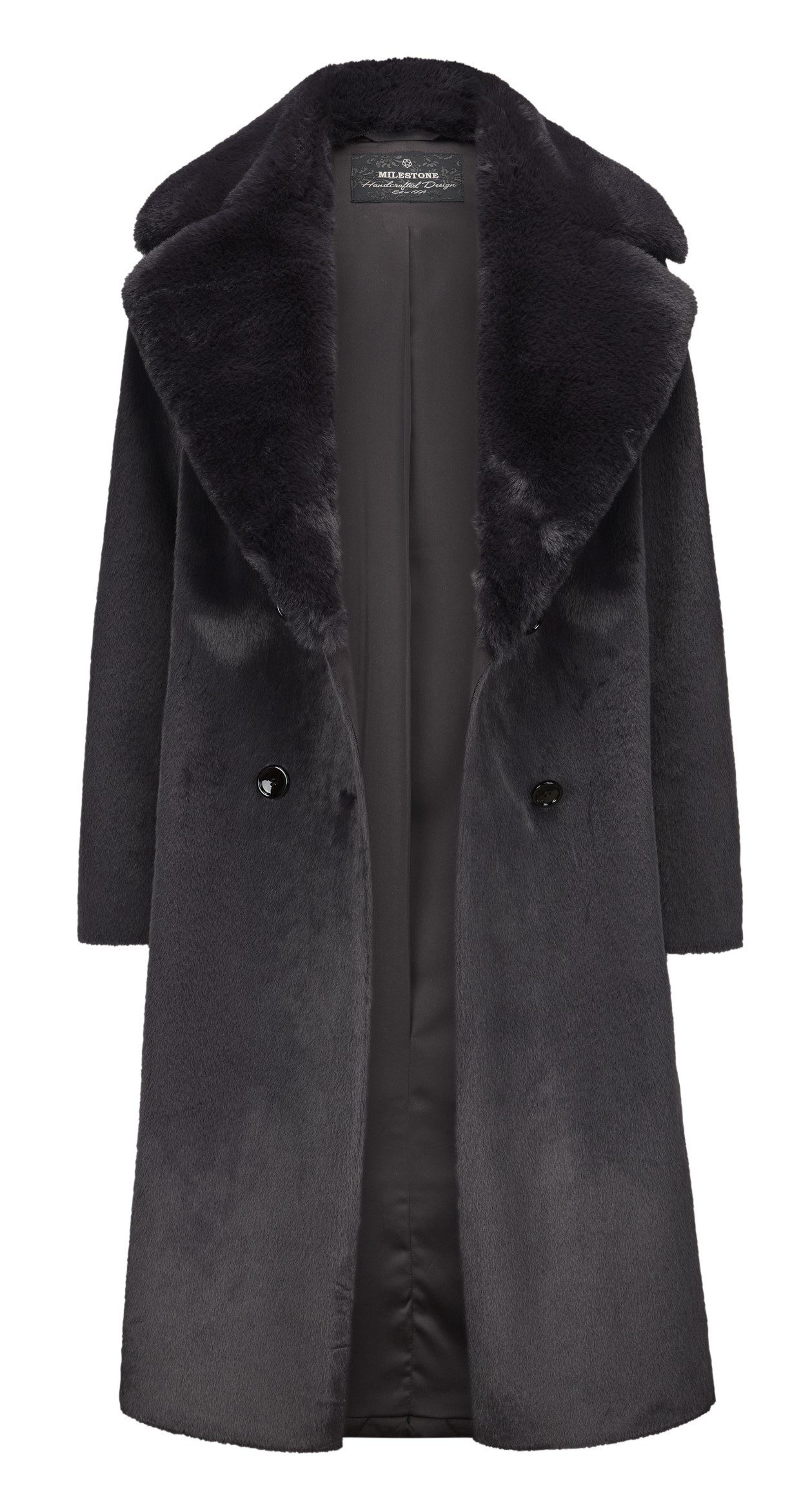 Milestone Fellimitatmantel MSAnthea 2-reihiger Mantel aus günstig online kaufen