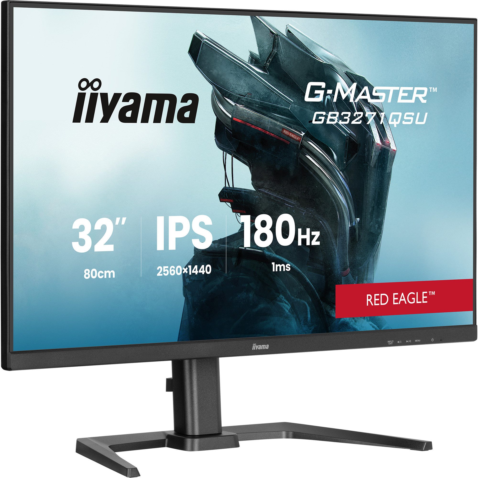 Iiyama iiyama G-Master GB3271QSU-B2 Red Eagle, TFT-Monitor (2560 x 1440 px)