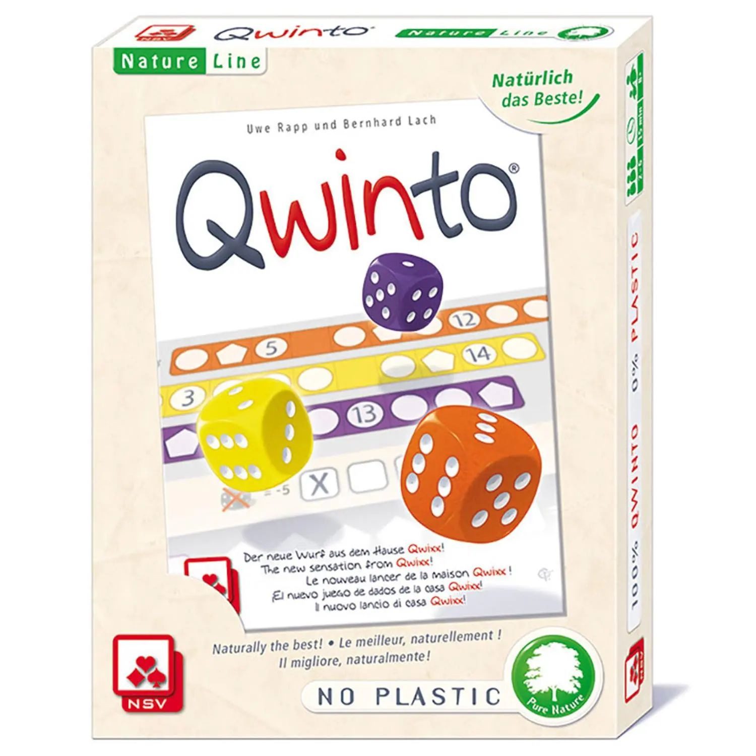 Cartamundi Spiel Qwinto - Natureline