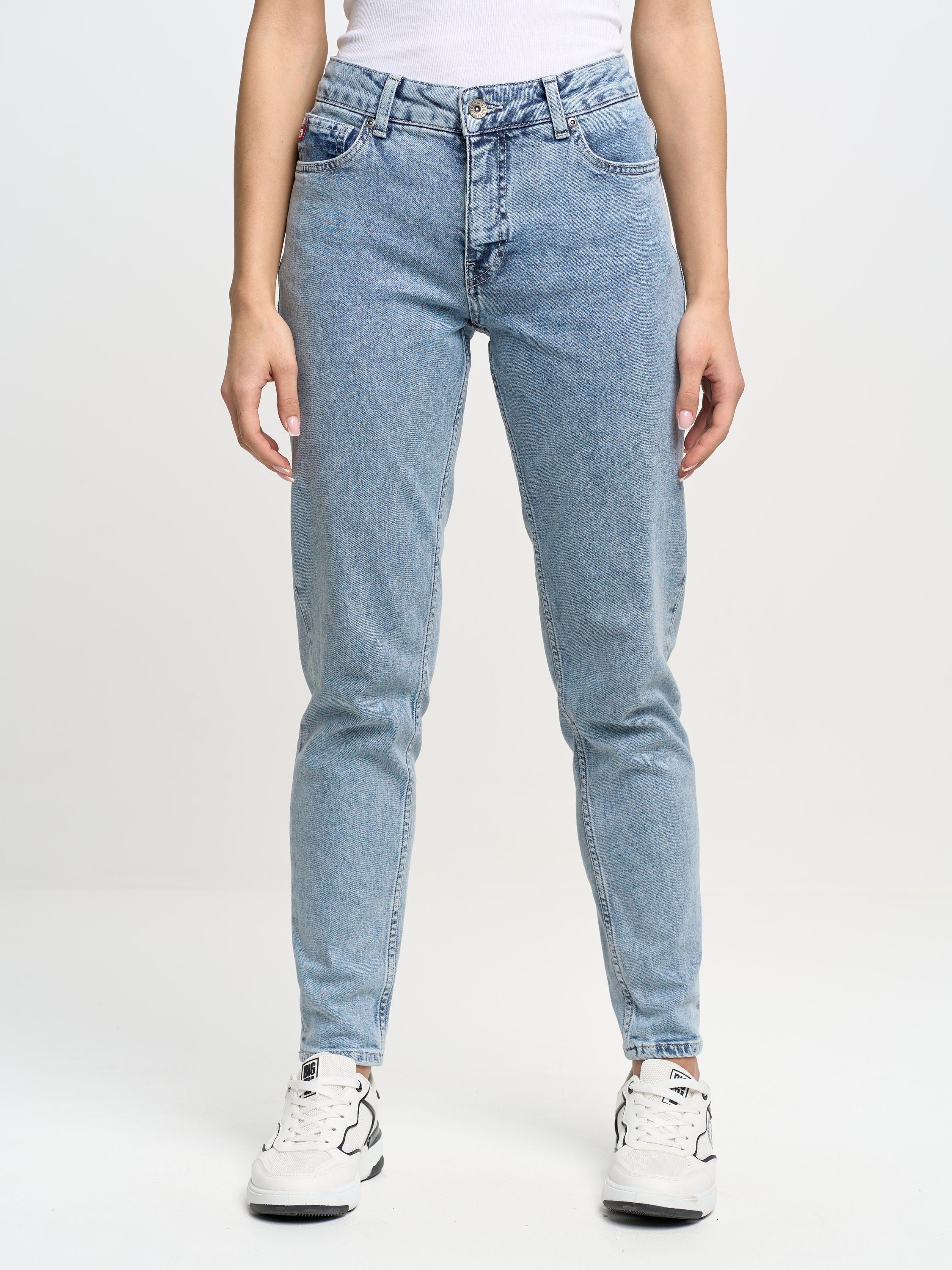 BIG STAR Tapered-fit-Jeans MAGGIE normale Leibhöhe