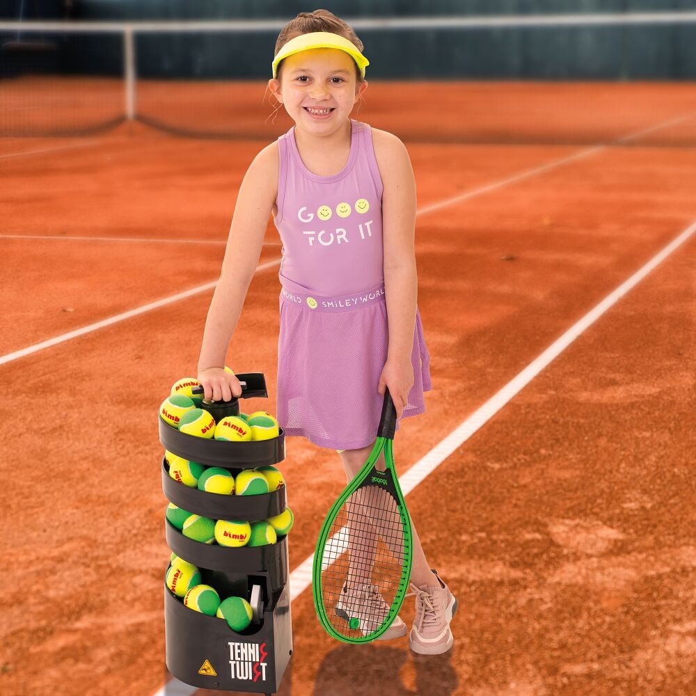 Universal Sport Tennis-Trainer Tennis-Ballwurfmaschine Twist Kids, Für Vereine, Schulen und das Training in der Freizeit