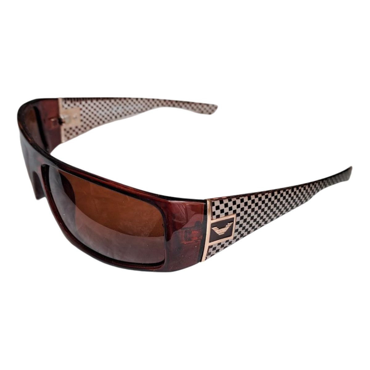 emeco Sonnenbrille HERREN SONNENBRILLE MATRIX SPORT MOTORRAD BIKER RAD BRILLE 6009 Braun