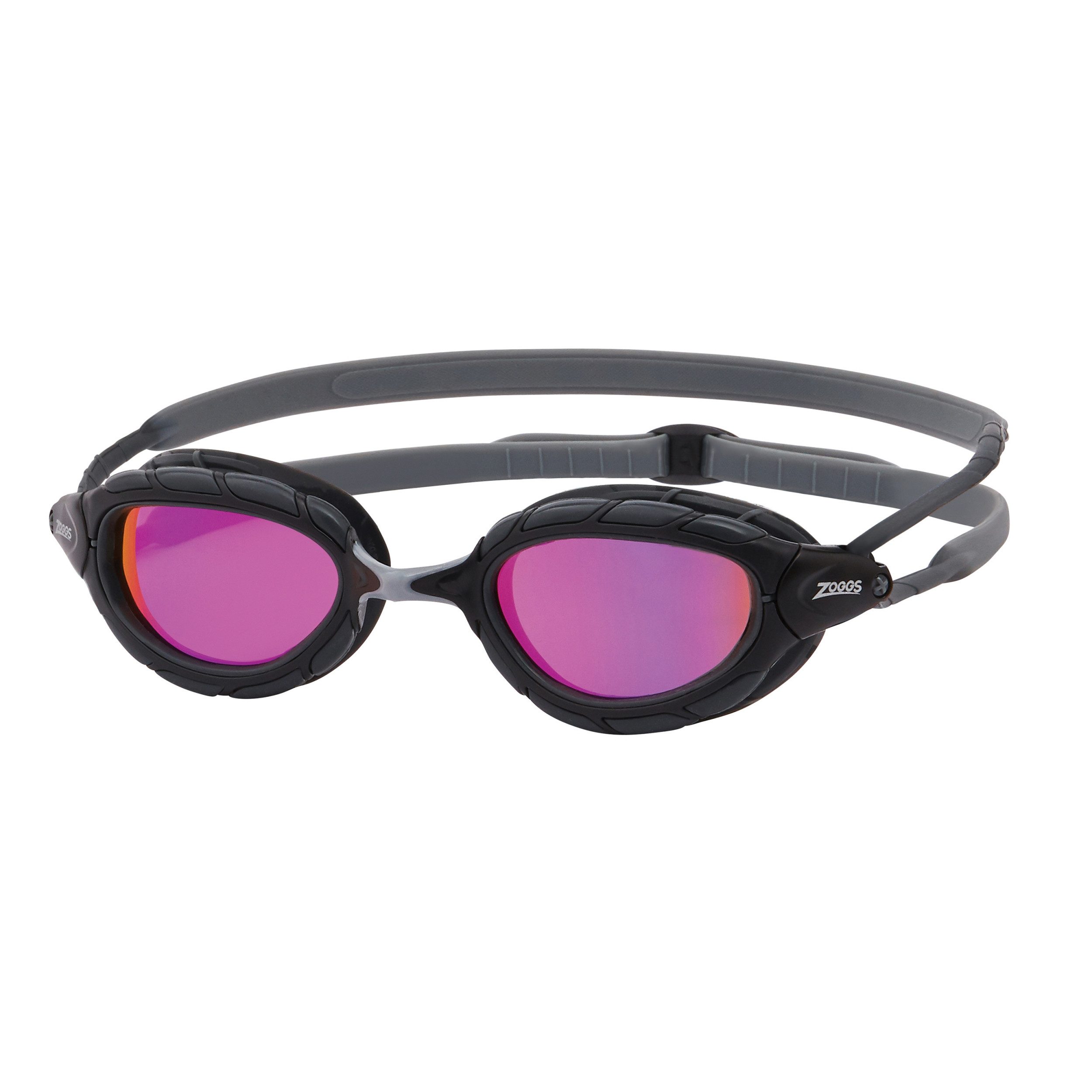 Zoggs Schwimmbrille Predator Titanium GREY BLACK MIRROR PINK - REGULAR FI