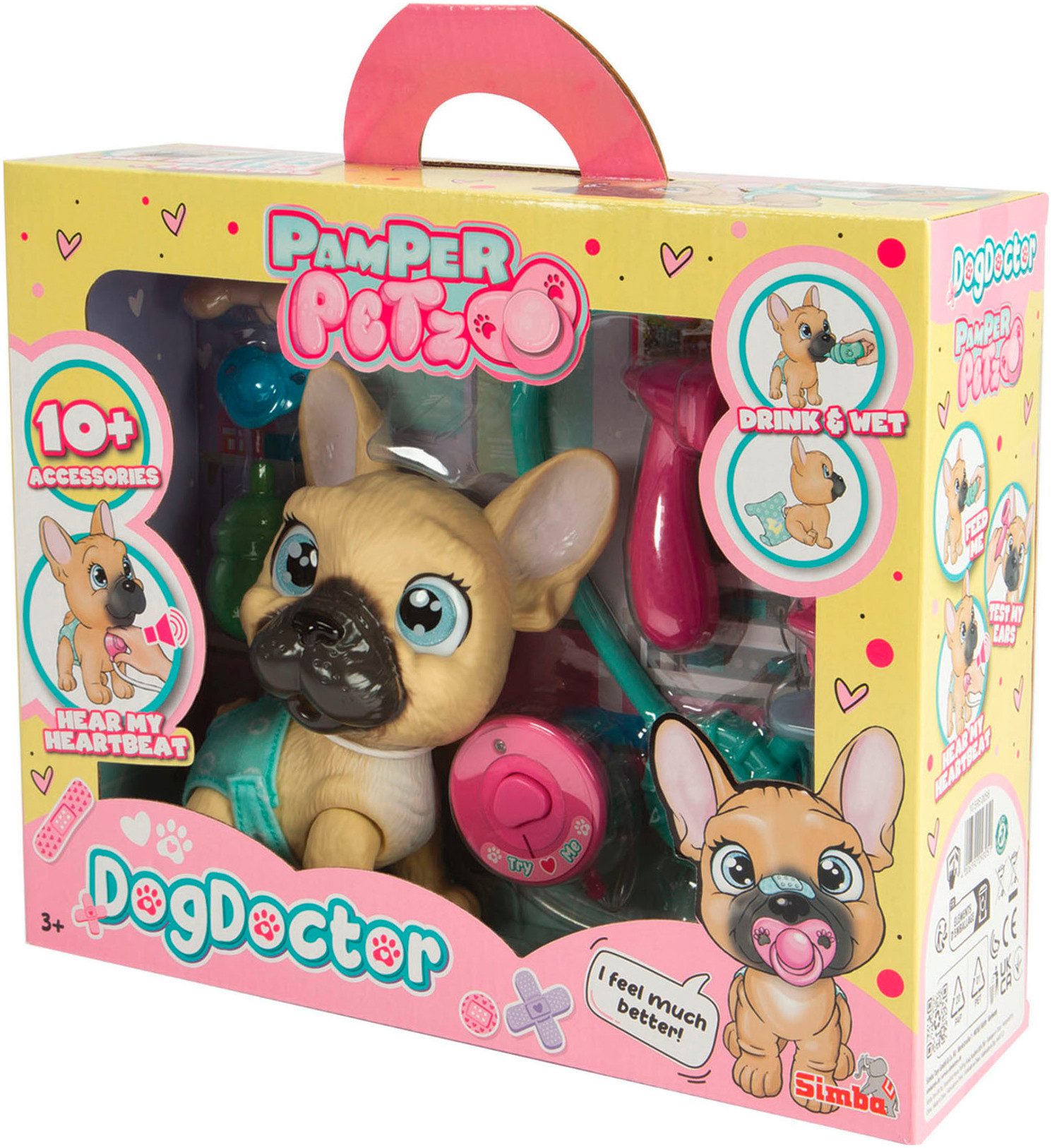 SIMBA Spielfigur Pamper Petz Dog Doktor, (Set, 10-tlg)