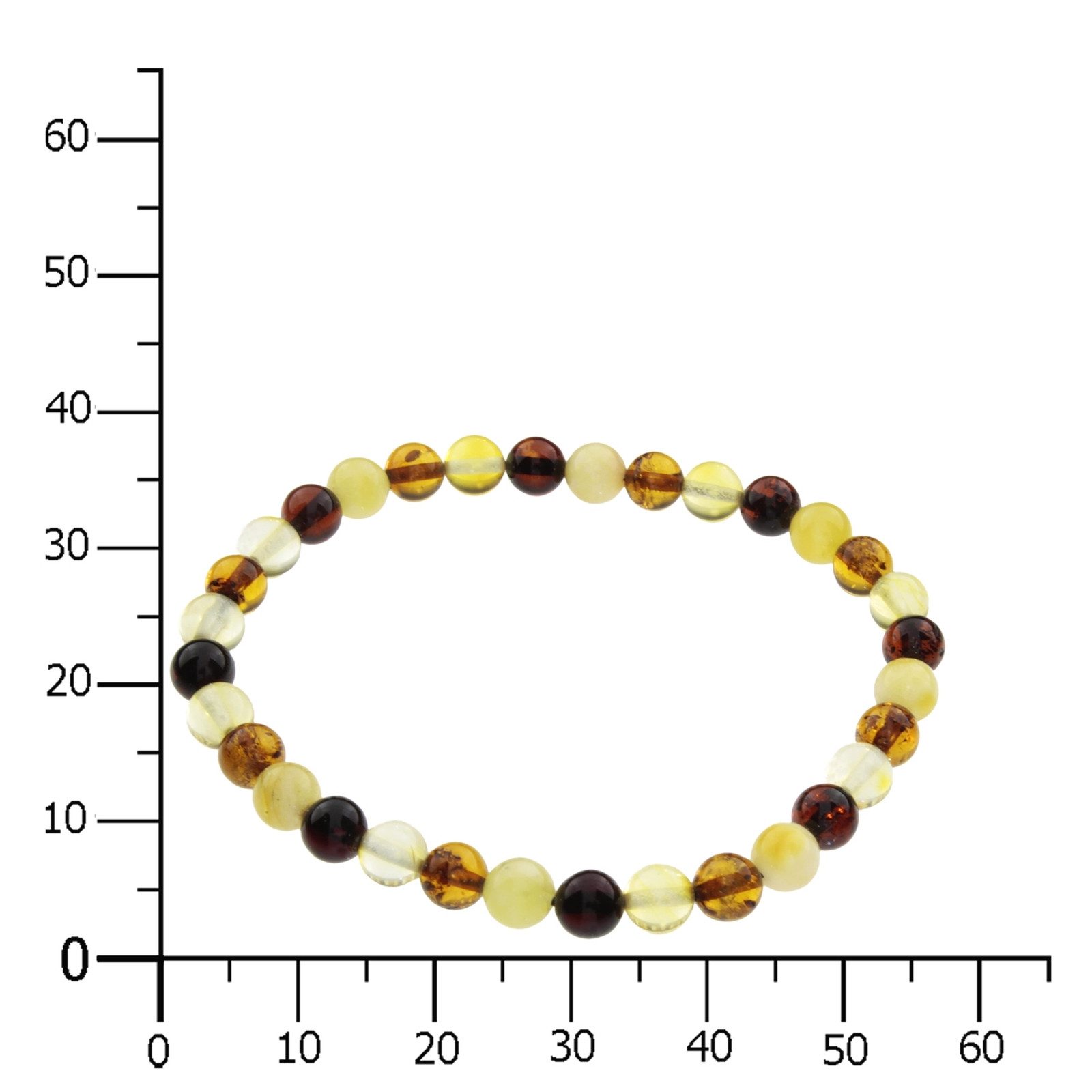 OSTSEE-SCHMUCK Armband Ostsee-Schmuck Armband Kugel 6 mm Armband Kugel 6 mm günstig online kaufen