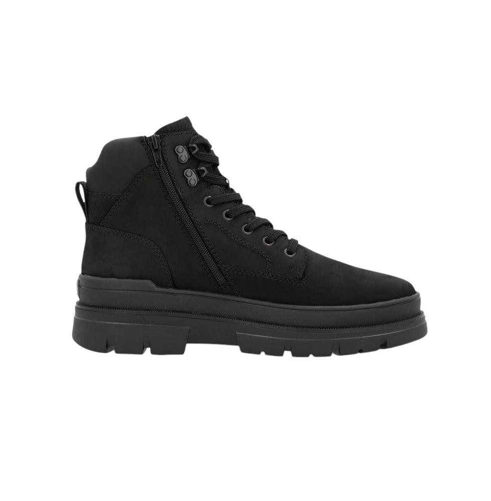 Rieker Winterschuhe U1270-00 (Schnürstiefel mit Innenfutter, Rauleder) Winterstiefel