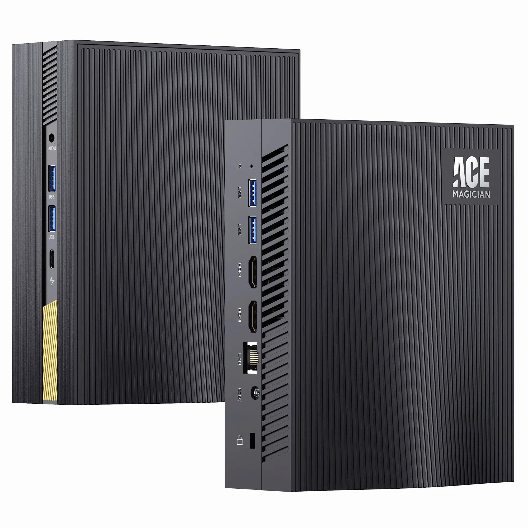 ACEMAGICIAN AD15 Mini-PC (Intel Core i5 12450H, Intel UHD-Grafik, 16 GB RAM, 512 GB SSD, Luftkühlung, WiFi6, Windows 11)